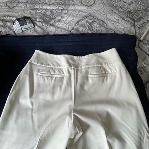 Ann Taylor winter white wide leg dress pants. Size 12